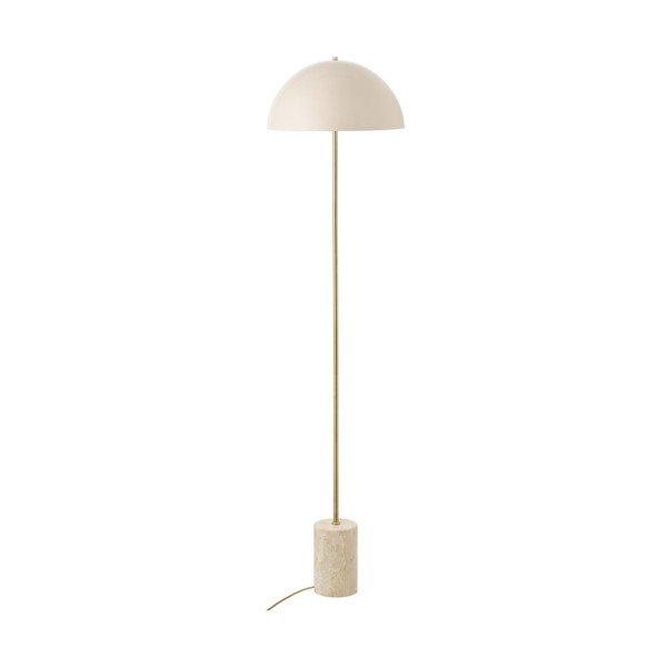 Lampadar bej cu abajur din metal (înălțime 155 cm) Sheffield – House Nordic