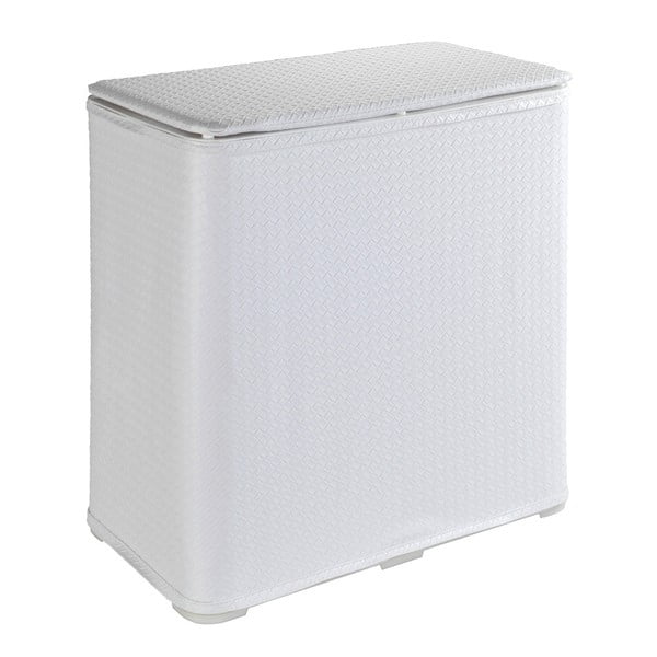 Coș pliabil de rufe Wenko Wanda, 65 l, alb-image-1