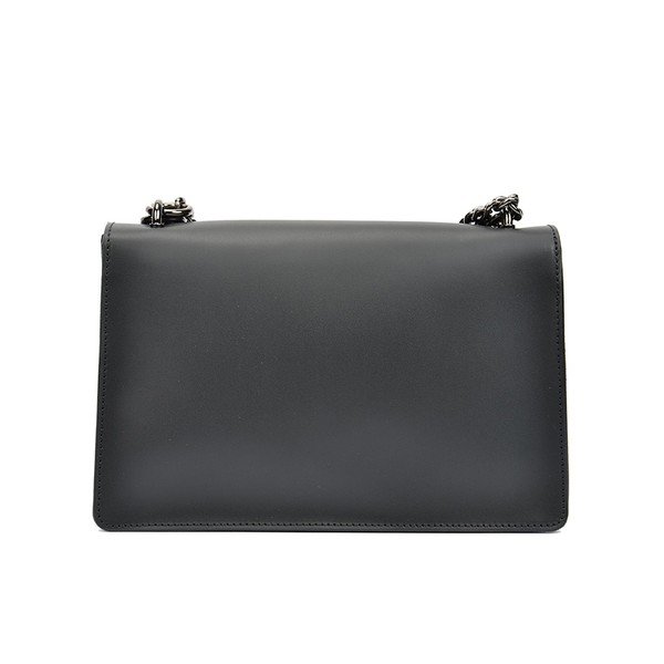 Geantă din piele Isabella Rhea Leo, negru-image-2