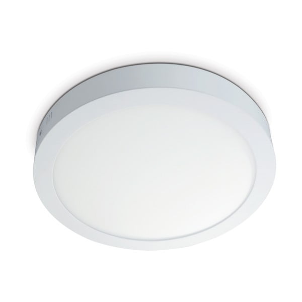 Lustră LED Kobi Sigaro, ⌀ 30 cm, alb
