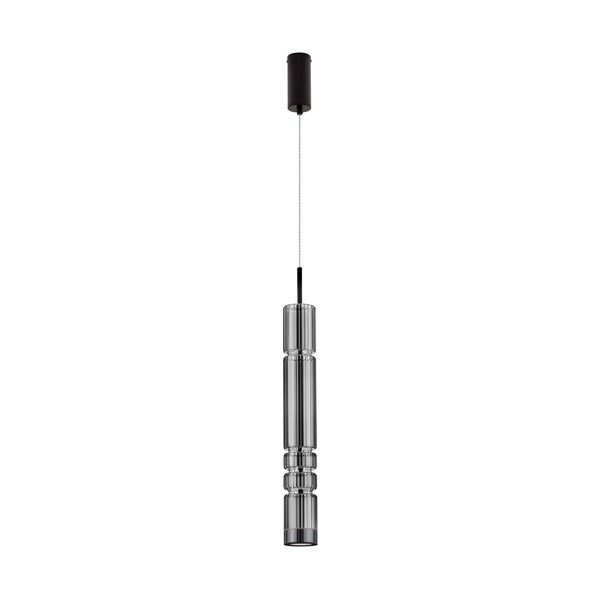 Lustră gri LED din sticlă ø 8 cm Bento – Nova Luce