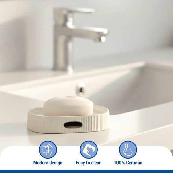 Săpunieră crem din ceramică Fablo – Wenko-image-4