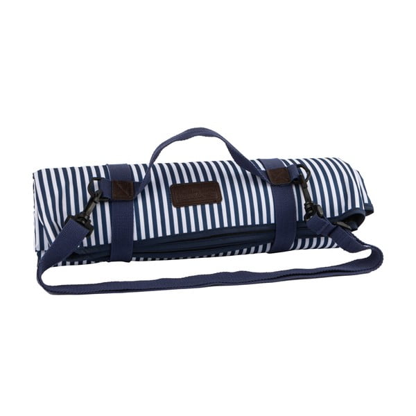 Pătură pentru picnic Navigate, albastru - alb