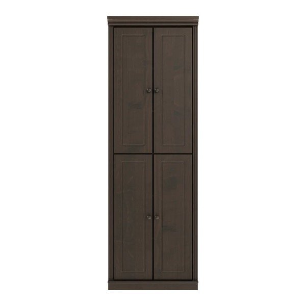 Dulap maro închis din lemn de pin 74x223x37 cm Anita – Støraa