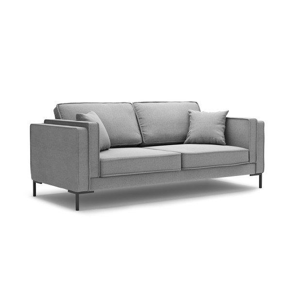 Canapea Milo Casa Attilio, 160 cm, gri-image-2