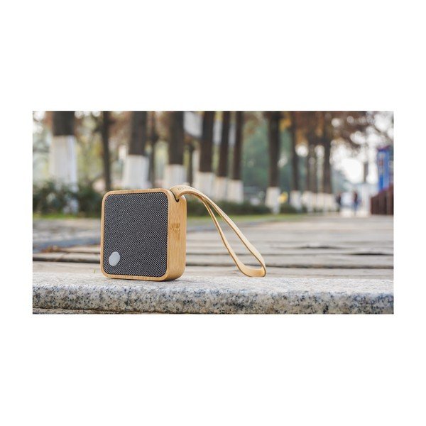 Difuzor bluetooth Gingko Square, maro deschis-image-4