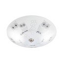 Plafonieră pentru copii albă cu abajur din sticlă ø 39 cm Ugglarp – Markslöjd