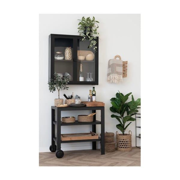 Pătură maro deschis din bumbac reciclat 130x180 cm Adana – House Nordic-image-3