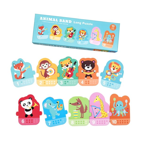 Puzzle (număr de piese 10) Animal Band – Rex London