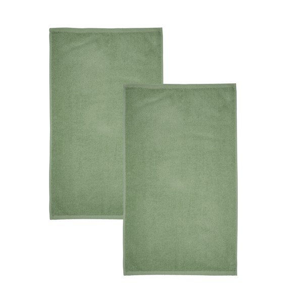 Prosoape verzi 2 buc. din bumbac cu uscare rapidă/din frotir 90x140 cm Quick Dry – Catherine Lansfield