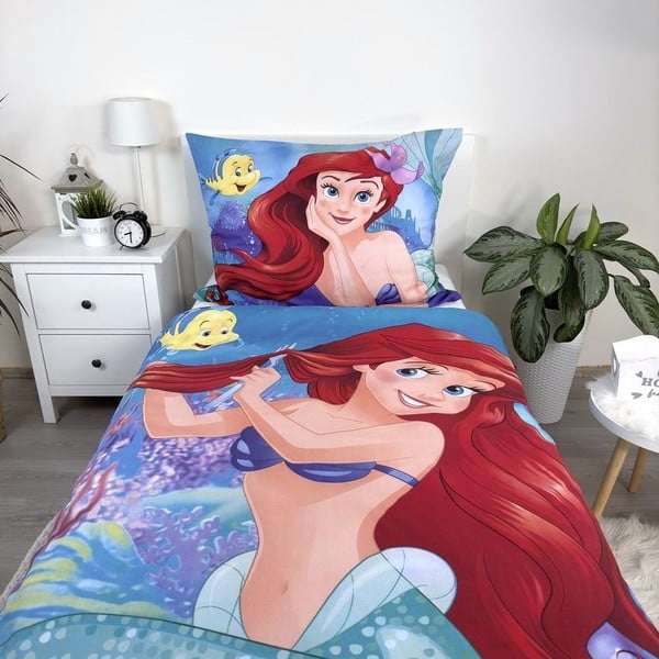 Lenjerie de pat pentru copii din bumbac pentru pat de o persoană 140x200 cm Ariel – Jerry Fabrics-image-2