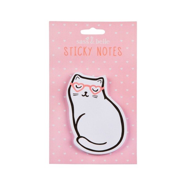 Blocnotes adezive Sass & Belle Cutie Cat, 50 file