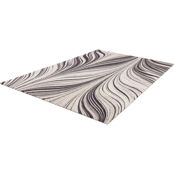 Covor gri/crem din lână 133x180 cm Zebre – Agnella-image-4