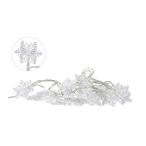 Șirag luminos LED Villa Collection Snowflake, 20 becuri
