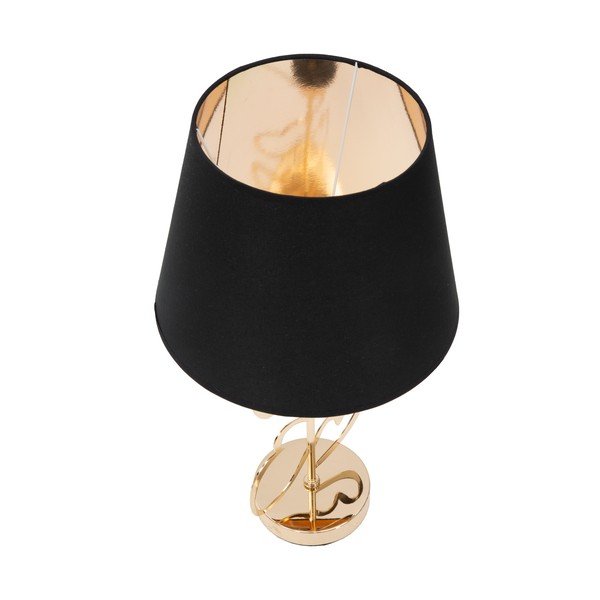 Veioză Mauro Ferretti Glam Heart, înălțime 61 cm, negru-auriu-image-2