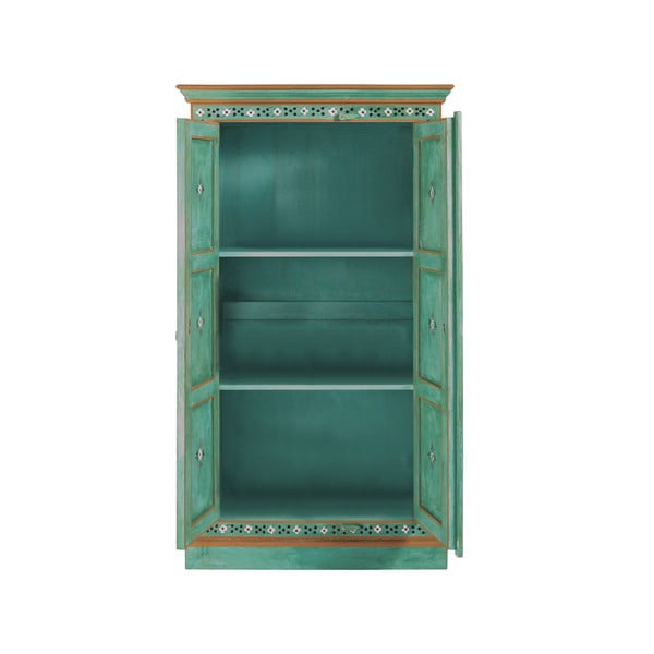 Dulap verde din lemn de mango 87x152x38 cm Prem – Støraa-image-1