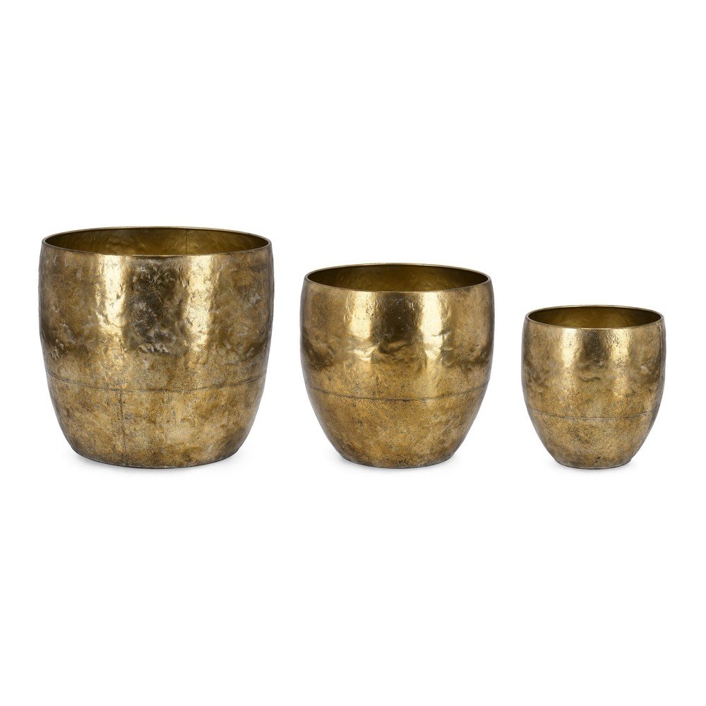 Ghivece decorative 3 buc. din metal ø 40 cm Bimala – Bizzotto