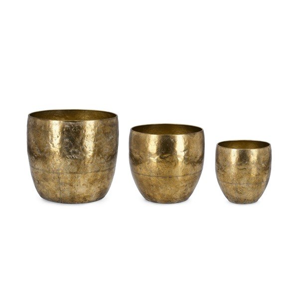 Ghivece decorative 3 buc. din metal ø 40 cm Bimala – Bizzotto