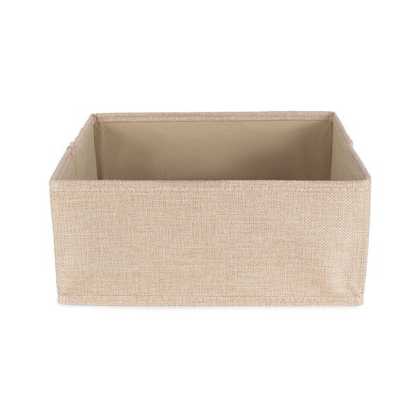 Cutie de depozitare bej din material textil 28x12x12 cm Sandy – Compactor-image-3