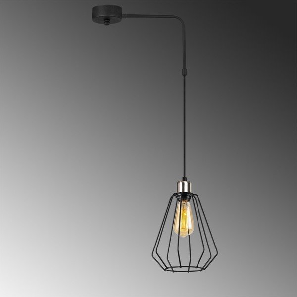 Lustră metalică Opviq lights Zach, negru-image-1