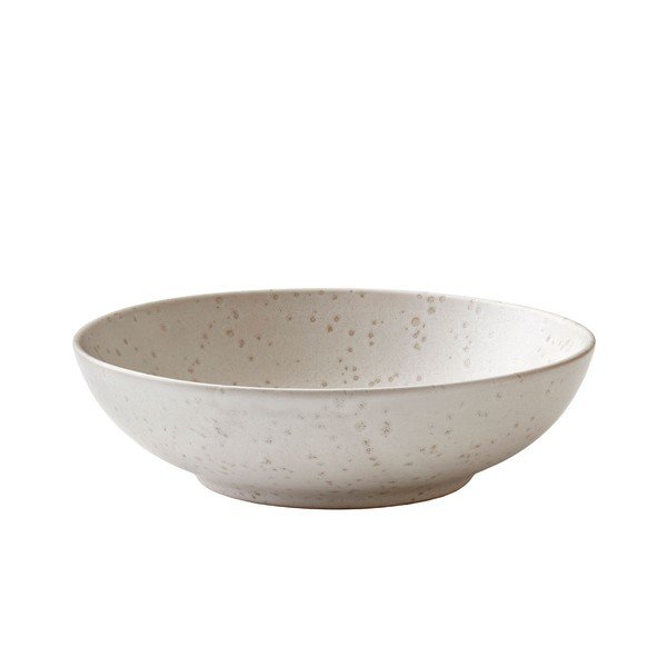 Bol din gresie pentru paste Bitz Basics Matte Cream, ⌀ 20 cm, crem-image-2