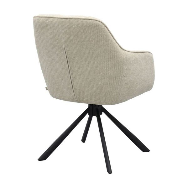 Scaun de living crem cu cotiere tapițat Avola – Unique Furniture-image-4