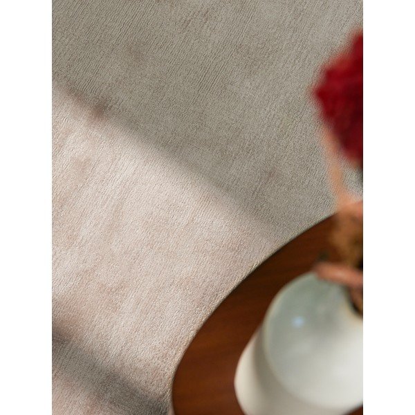 Covor bej țesut manual din viscoză 80x150 cm Noemi – Vikosa-image-4