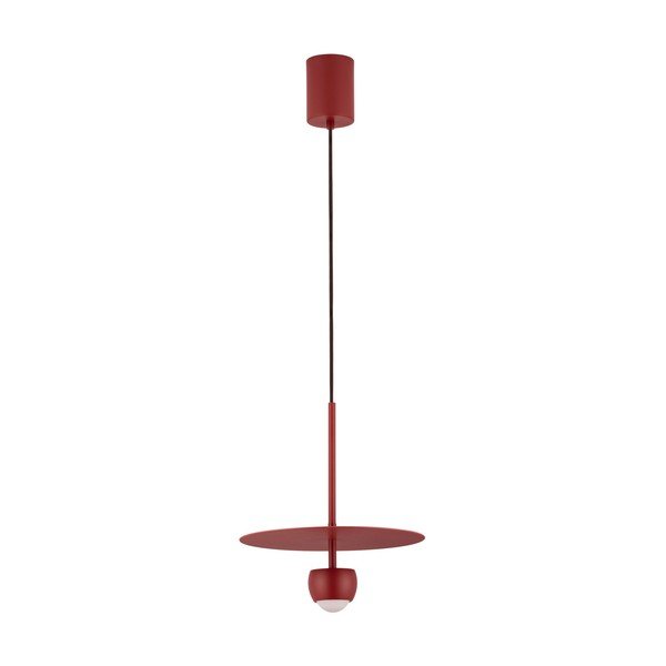 Lustră roșie LED din aluminiu ø 30 cm Edem – Nova Luce