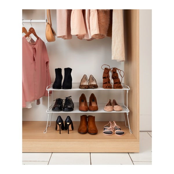 Raft pentru pantofi Compactor, alb-image-1