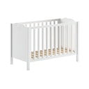 Pătuț alb din lemn de pin 60x120 cm Amori – Vipack