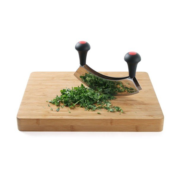 Cuțit semilună cu lamă dublă din oțel inoxidabil Hendi-image-1