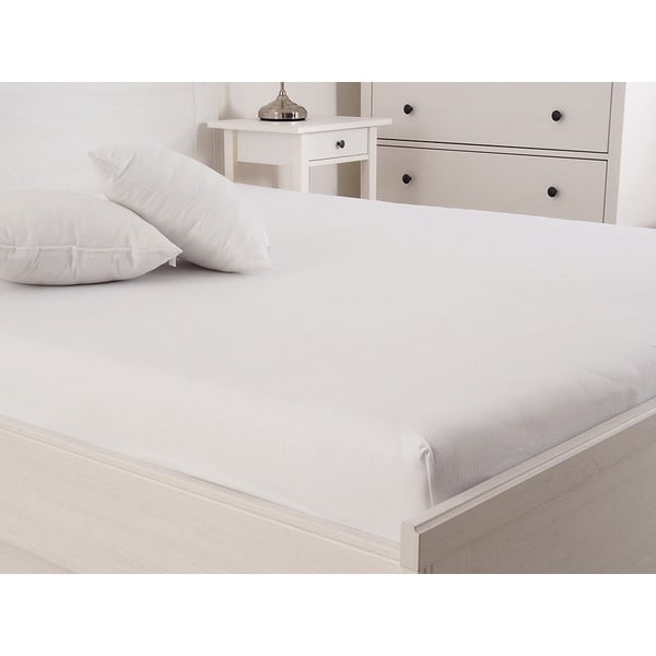 Cearceaf alb cu elastic 120x200 cm – B.E.S.-image-1