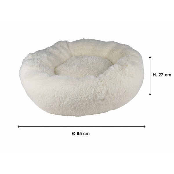 Pat pentru animale de companie crem pentru câini ø 95 cm – Love Story-image-4