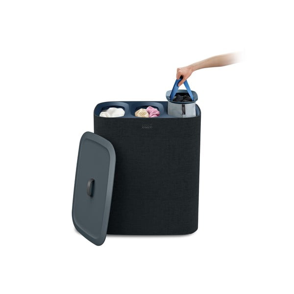 Coș de rufe gri antracit din material textil Tota Trio – Joseph Joseph-image-4