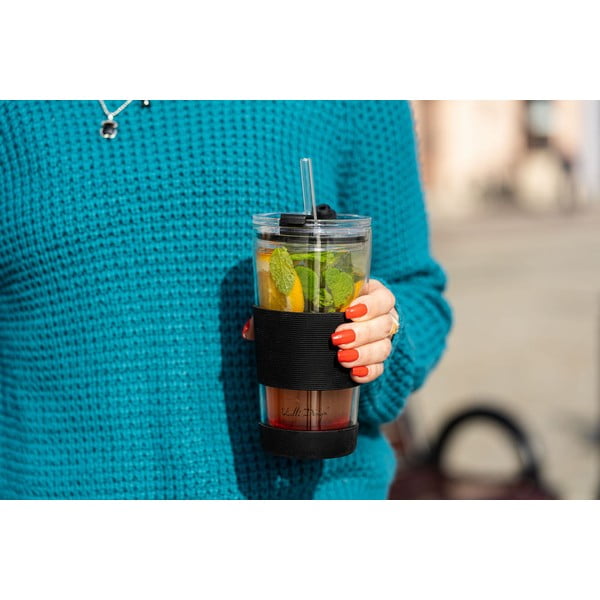 Cană termos neagră 600 ml Fuori – Vialli Design-image-4