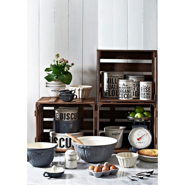 Set 3 recipiente pentru cafea, ceai și zahăr Mason Cash Baker Lane-image-1