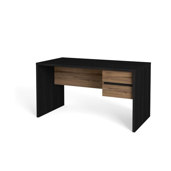 Birou cu aspect de lemn de nuc 68x136 cm Tom – Marckeric-image-2