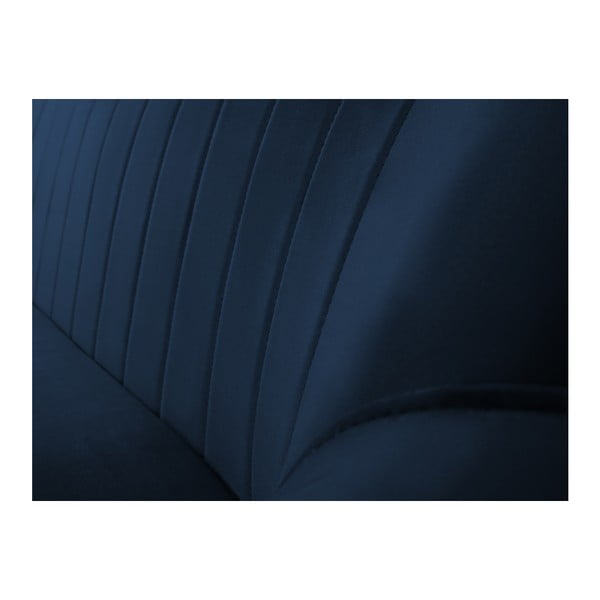 Canapea cu 3 locuri Mazzini Sofas BENITO, albastru închis-image-1