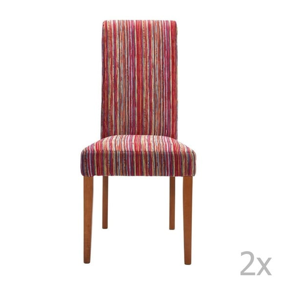 Set 2 scaune cu picioare din lemn Kare Design