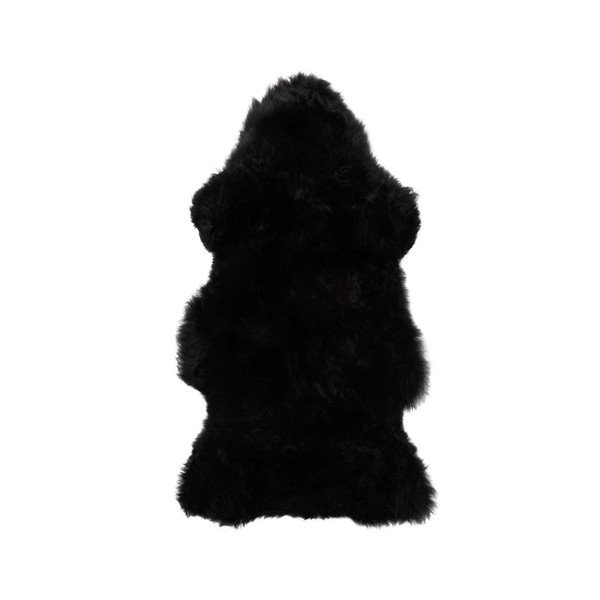 Blană naturală de oaie Native Natural Sheep, 120 x 60 cm, negru