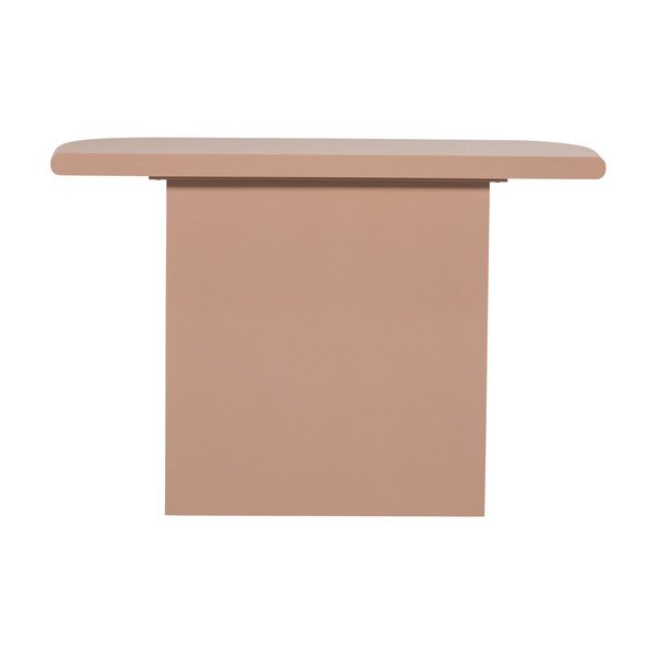 Masă consolă roz-deschis cu aspect lucios 30x120 cm Nocta – WOOOD-image-2