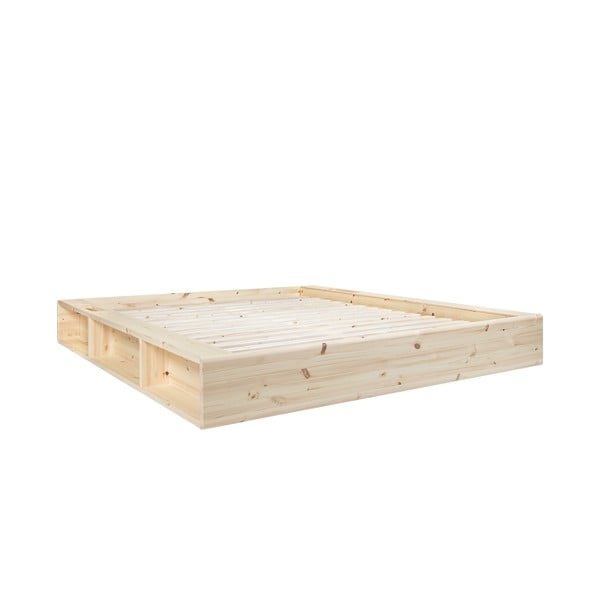 Pat din lemn masiv cu futon Comfort și tatami Karup Design, 160 x 200 cm-image-3