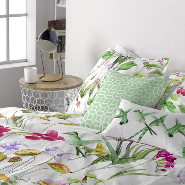 Set 2 fețe de pernă din bumbac Happy Friday Basic The Florist, 50 x 75 cm-image-1