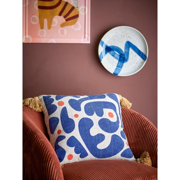 Pernă decorativă din bumbac reciclat 45x45 cm Eviaya – Bloomingville-image-1