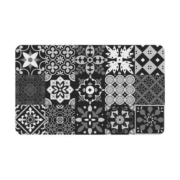 Covor negru din PVC 45x75 cm Salou – douceur d'intérieur