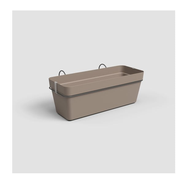 Jardinieră din plastic reciclat de agățat / de perete/cu sistem de auto-irigare 50 cm Capri – Artevasi-image-1