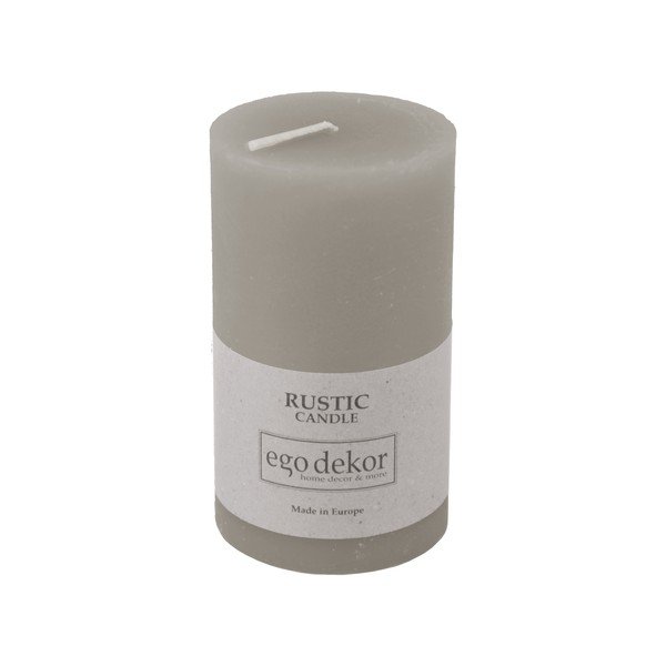 Lumânare Rustic candles by Ego dekor Rust, durată ardere 38 h, gri