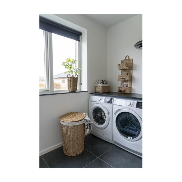 Coș de rufe în culoare naturală din hârtie 77 l Pomal – House Nordic-image-1