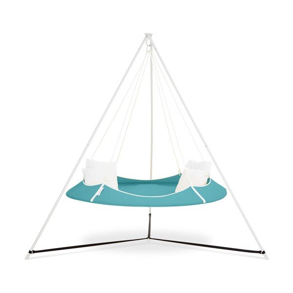 Leagăn de grădină albastru cu suport - Hangout Pod-image-1