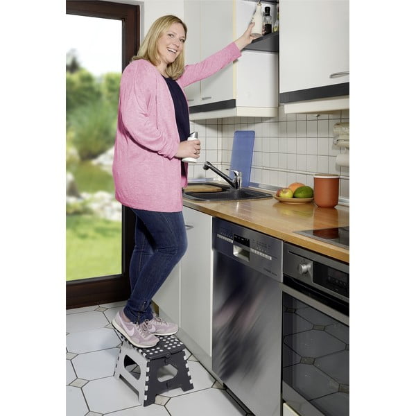 Treaptă înălțătoare albă/neagră Secura - Maximex-image-1